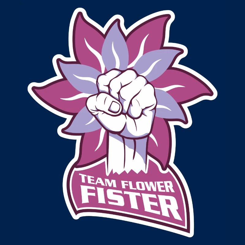 Team Flowerfister Blume Geschenk Idee Geschenkidee