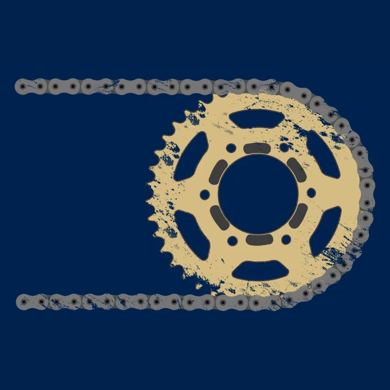 Sprocket chain composite cracks