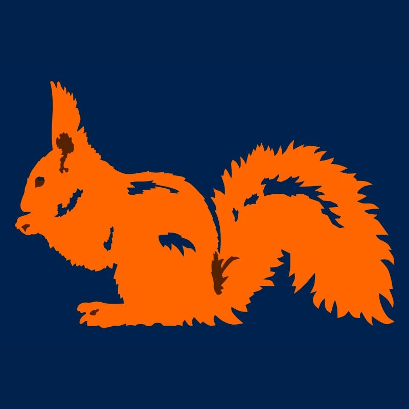 Eichhoernchen Silhouette