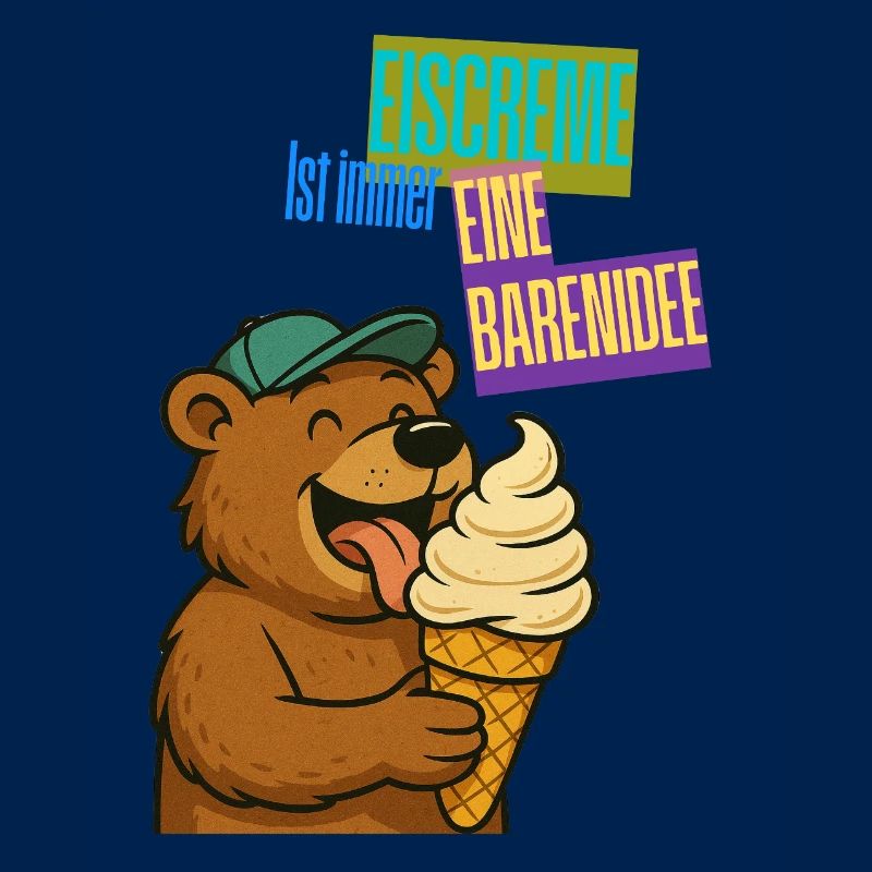 Bär Eiscreme Comic
