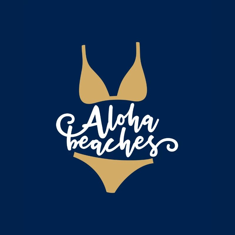 Aloha summer bikini swimsuit beach gift