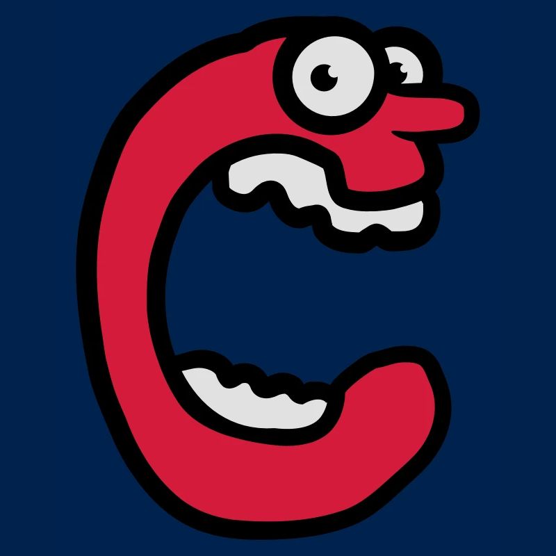 Grimace de lettre C crier Monster
