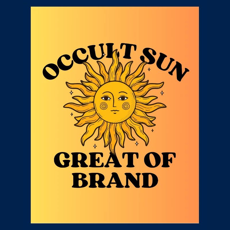 Grande marque du soleil caché
