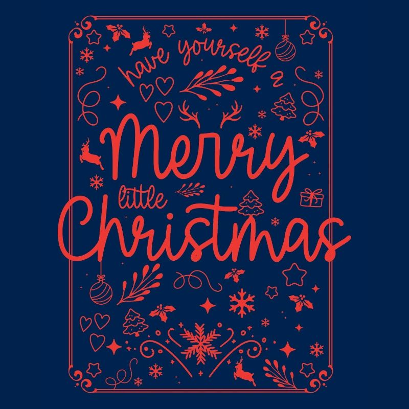 Merry Christmas Red Script