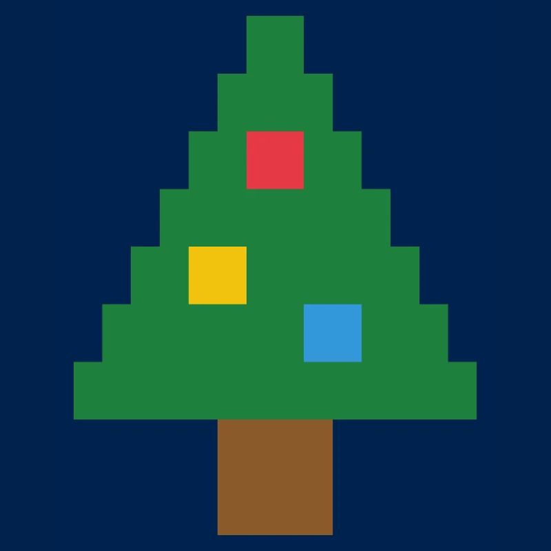 Pixel Fir – Look pull de Noël moche