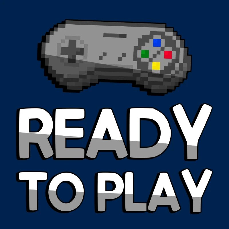 READY TO PLAY + SNES Controller - Gaming