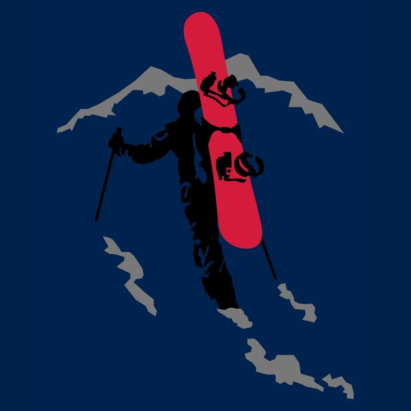 de snowboard freeride