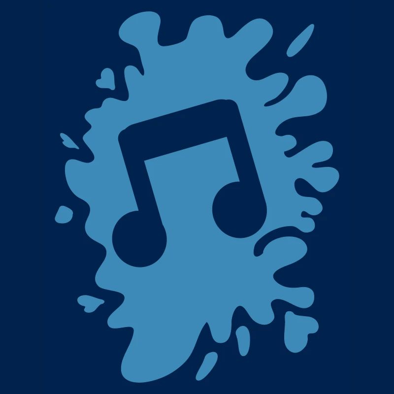 note de musique blob