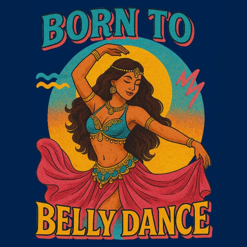 Belly Dance Inspired Boho Illustration