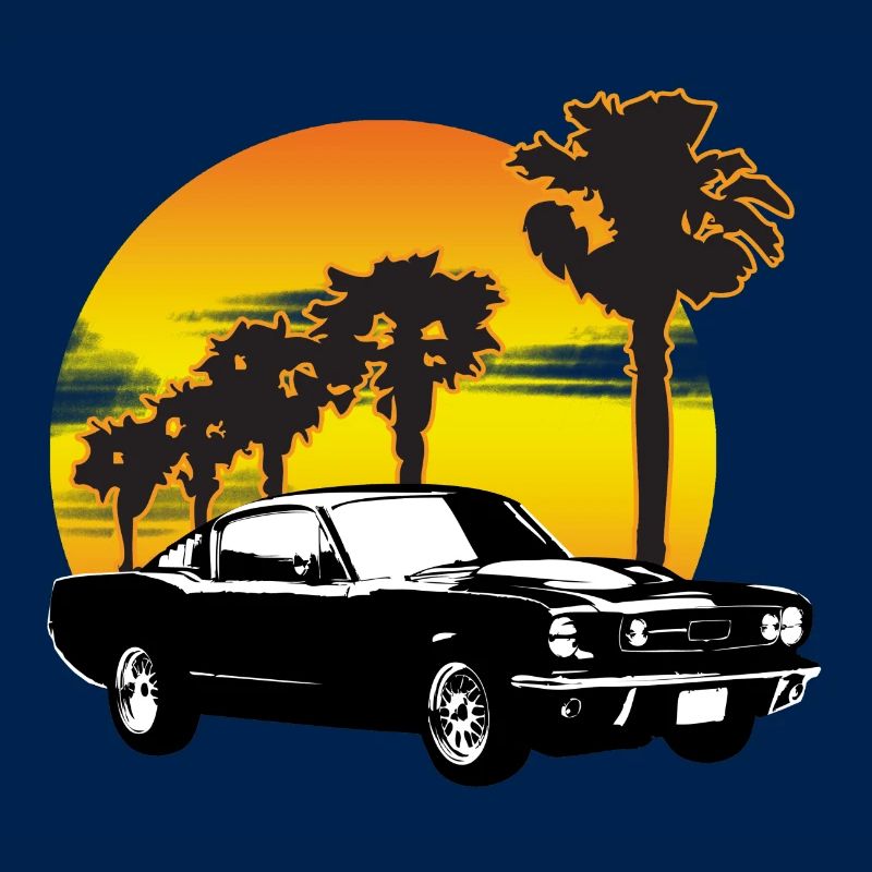 1965 Fastback _sunset