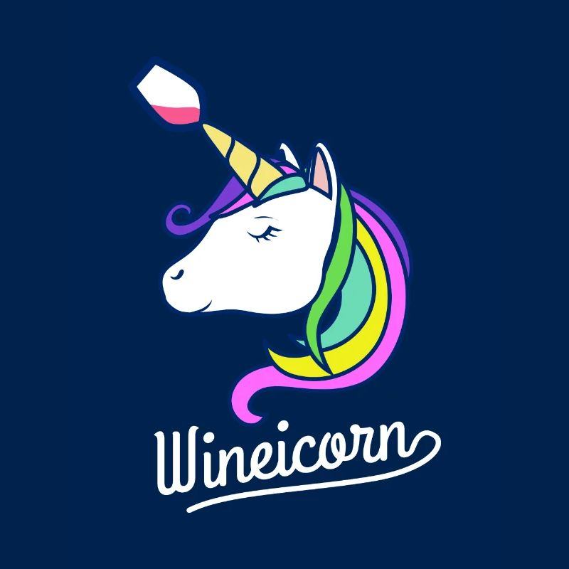 LA UNICORNE DU VIN | ALCOOL CADEAU DE CONCEPTION DRÔLE