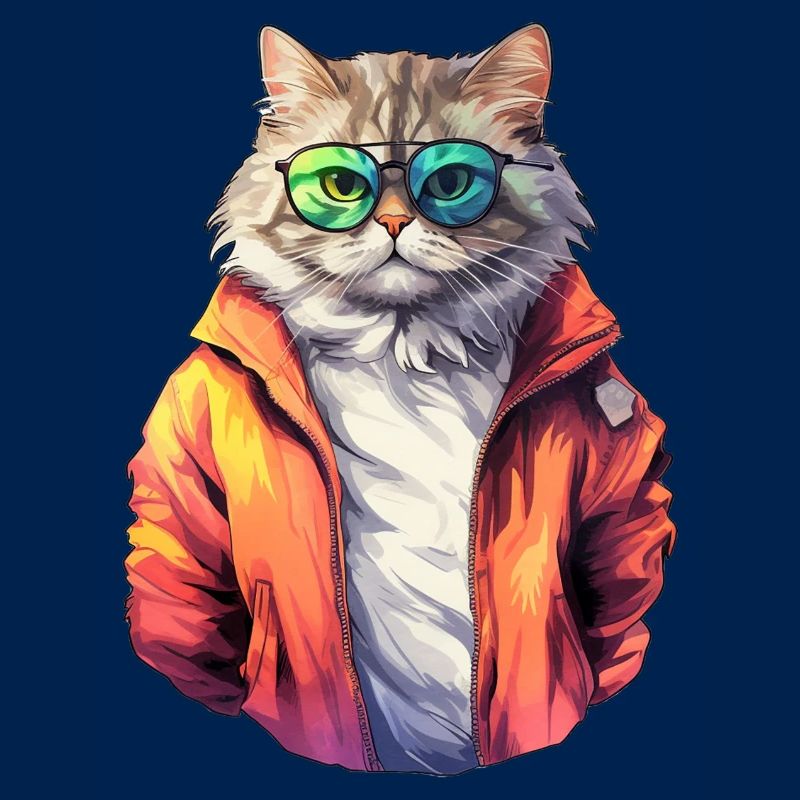 Coole 80s Katze