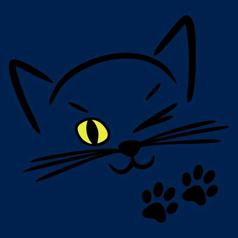 chat mignon, clin d'oeil