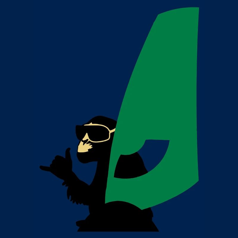 windsurfer monkey