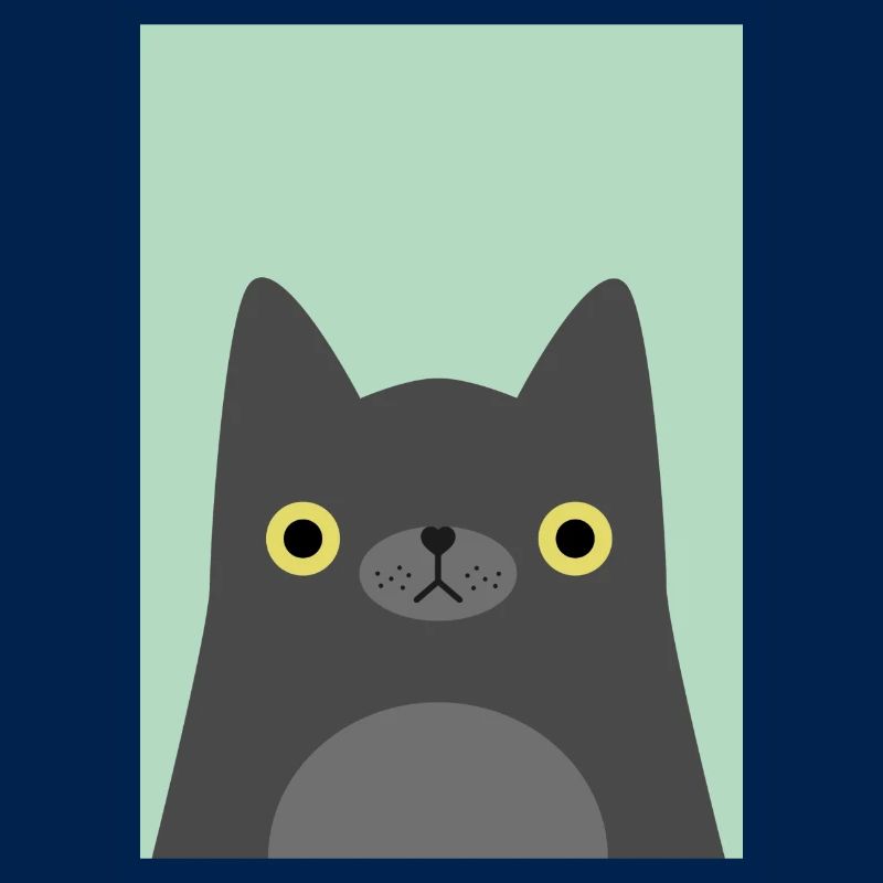 Schwarzer Kater