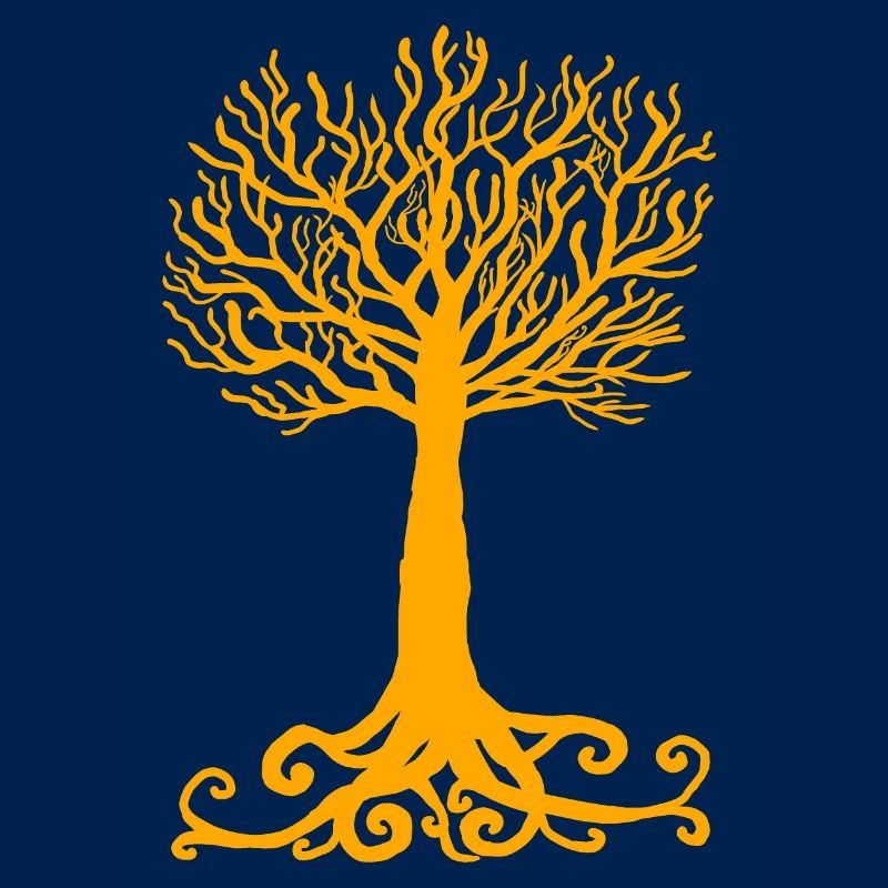 arbre jaune