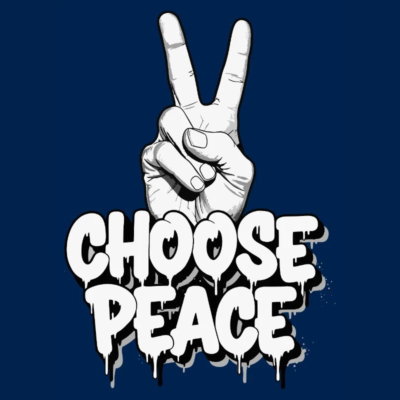 Wählen Sie Peace Graffiti