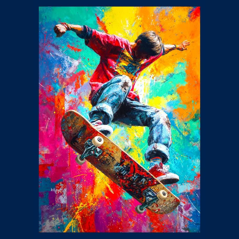 Chromatic Skateboard Splash