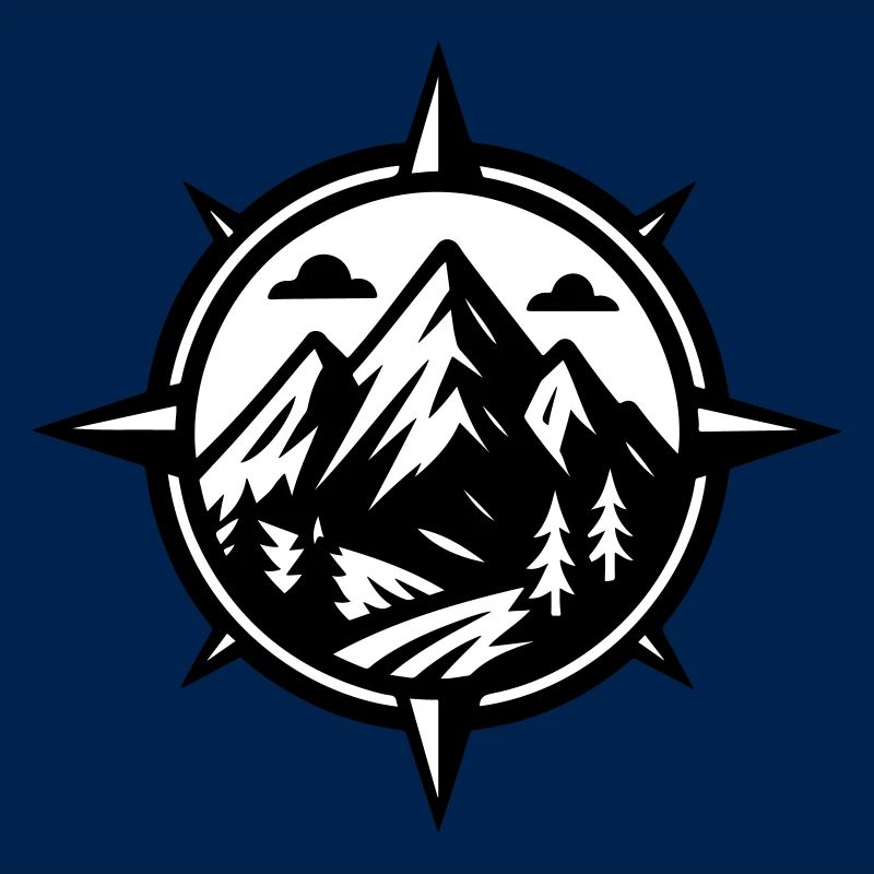 Berge Kompass