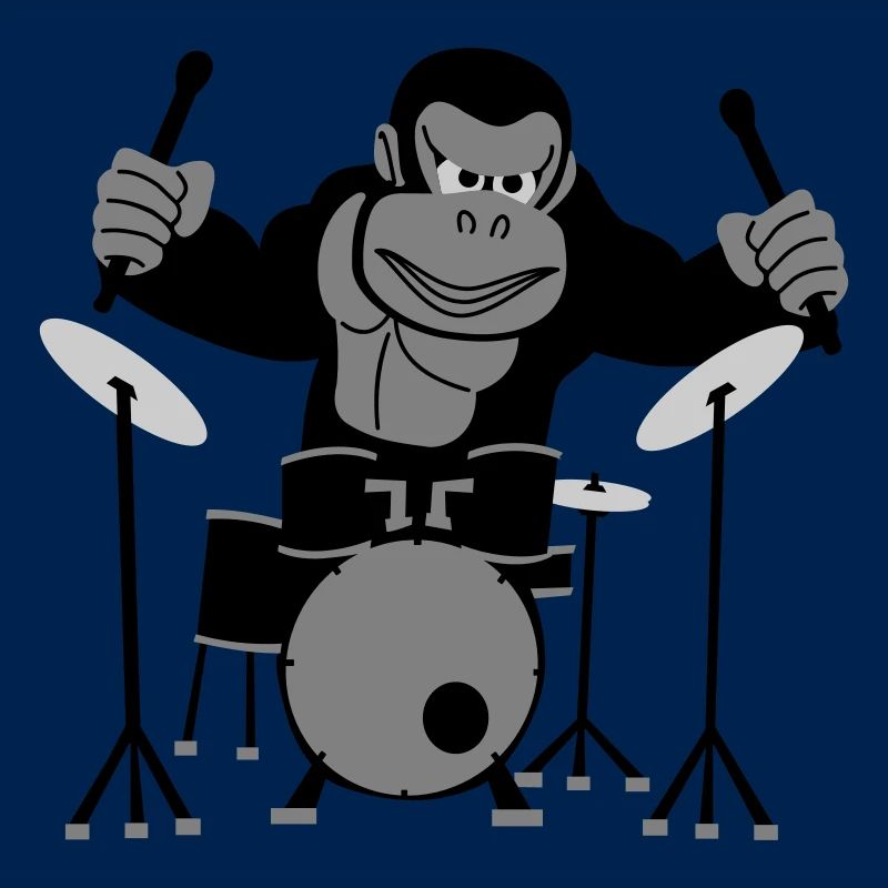 Gorilla Drummer
