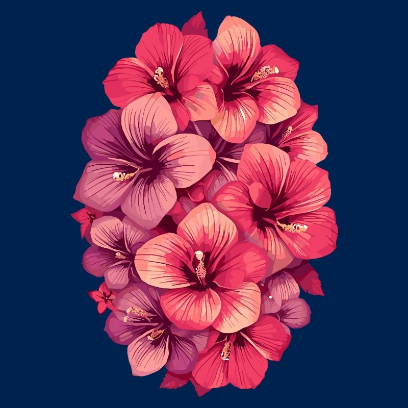 Hibiskus Farbexplosion