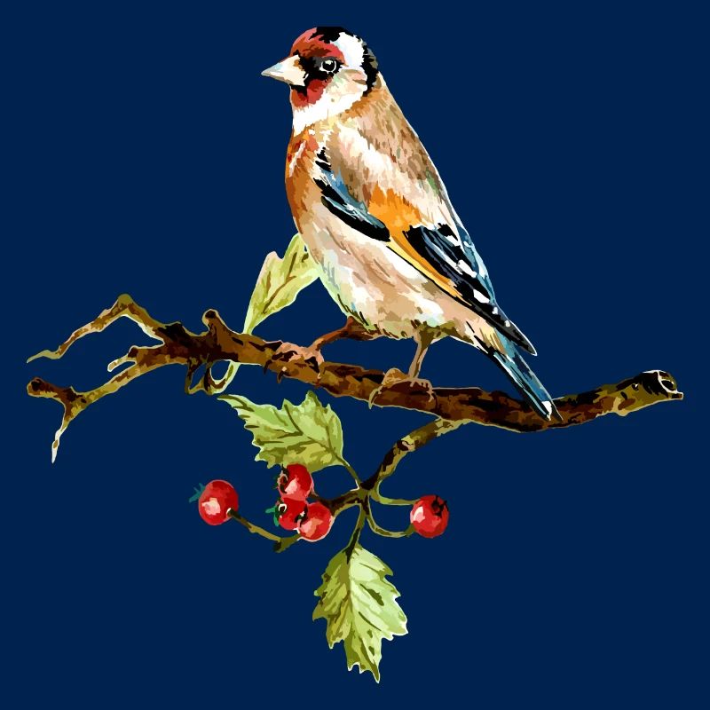 Bunter Vogel