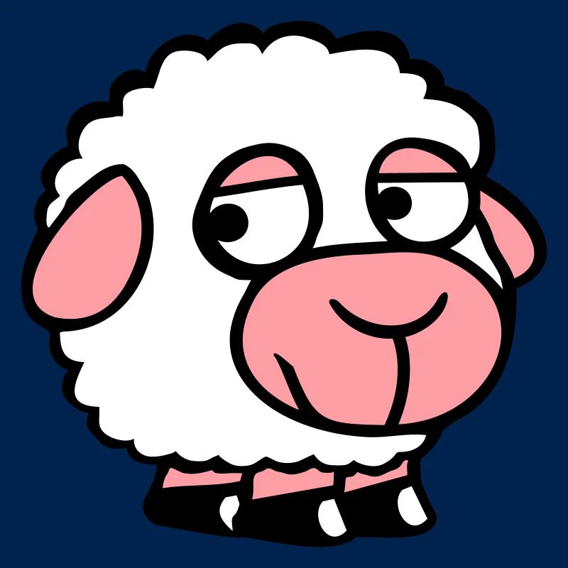 Mouton Triste Timide Introverti Malheureux