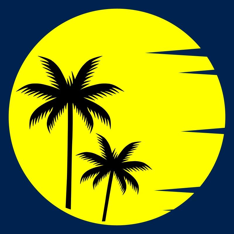 Sunset Palm Trees