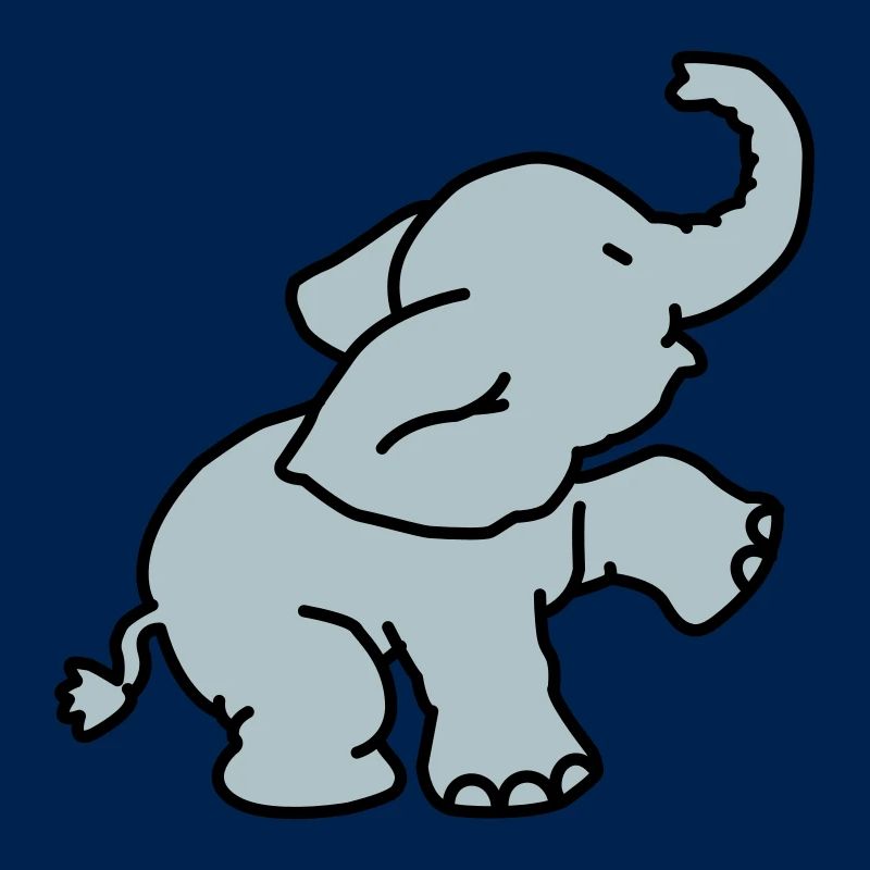 Happy Elephant (2 colors)