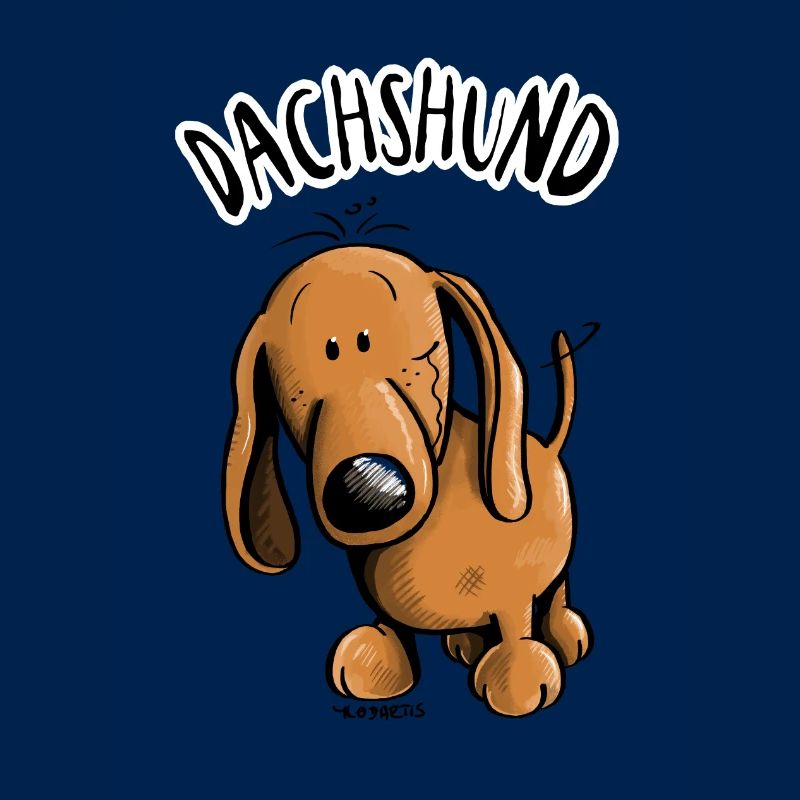 Drolliger Dachshund - Dackel - Teckel
