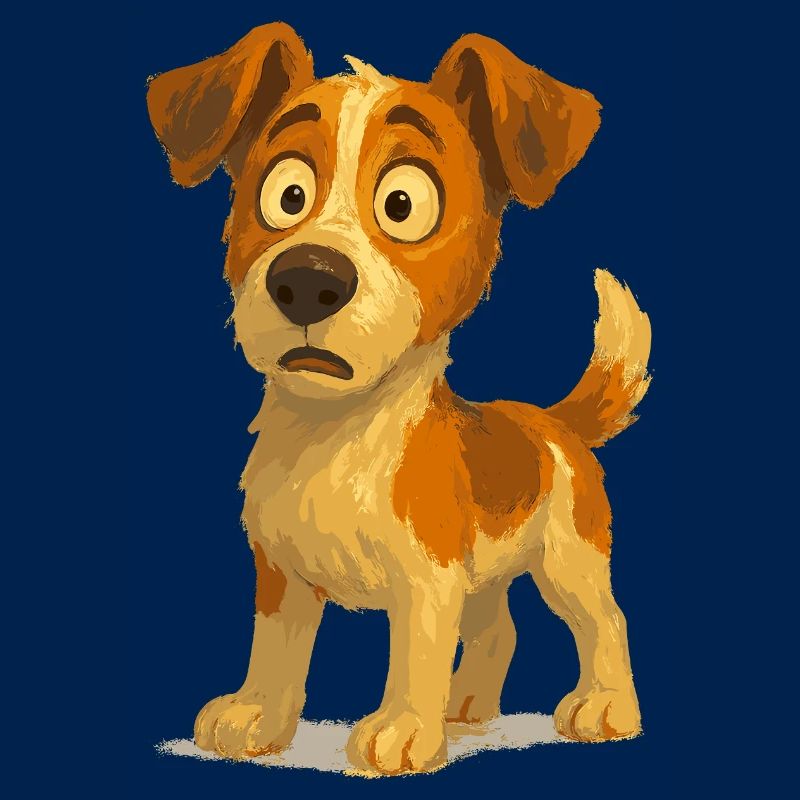 Jack Russell Terrier verwundert