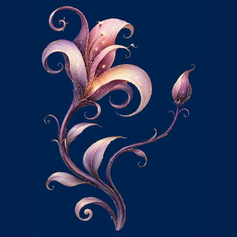 Fantasy Blume Elegantes Ornament