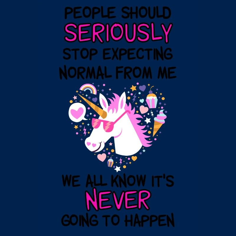 People should stop expecting normal from me
