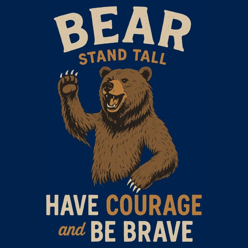 Devise de l’ours pour les braves