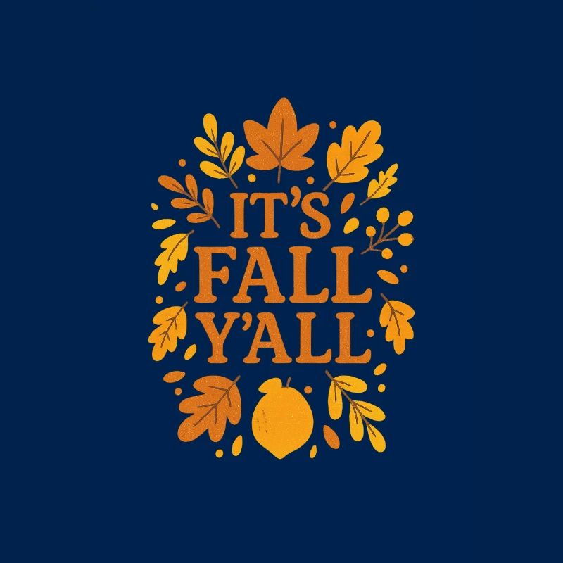 Conception de feuilles d’automne avec citrouille