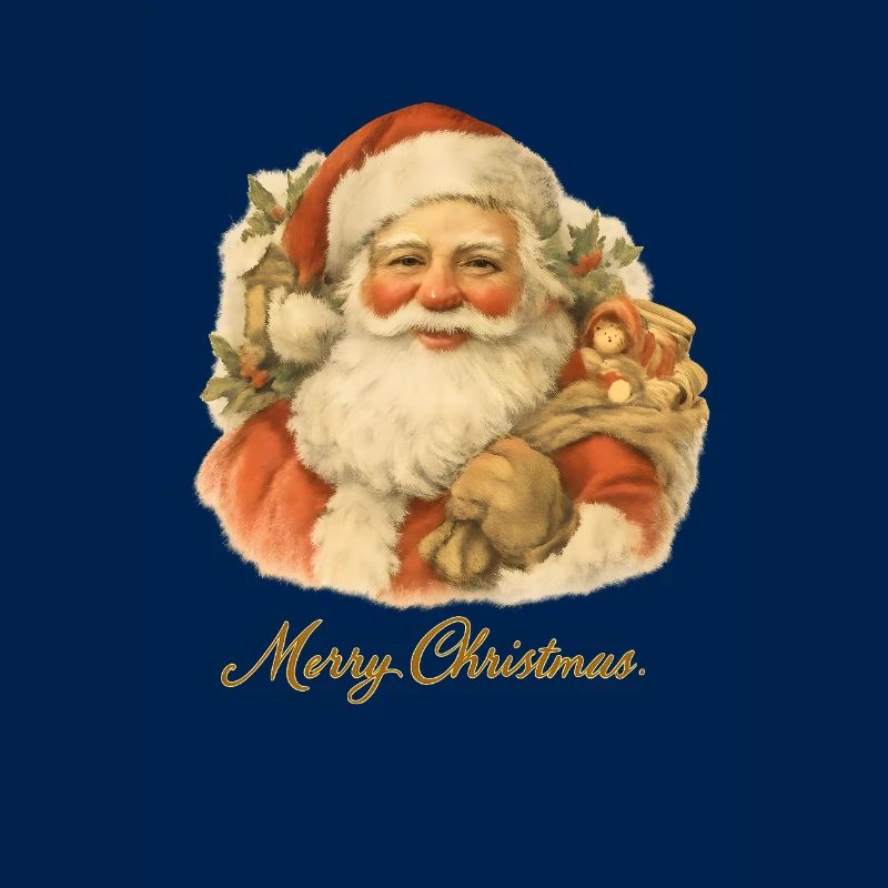 Weihnachtsmann mit Teddybär
