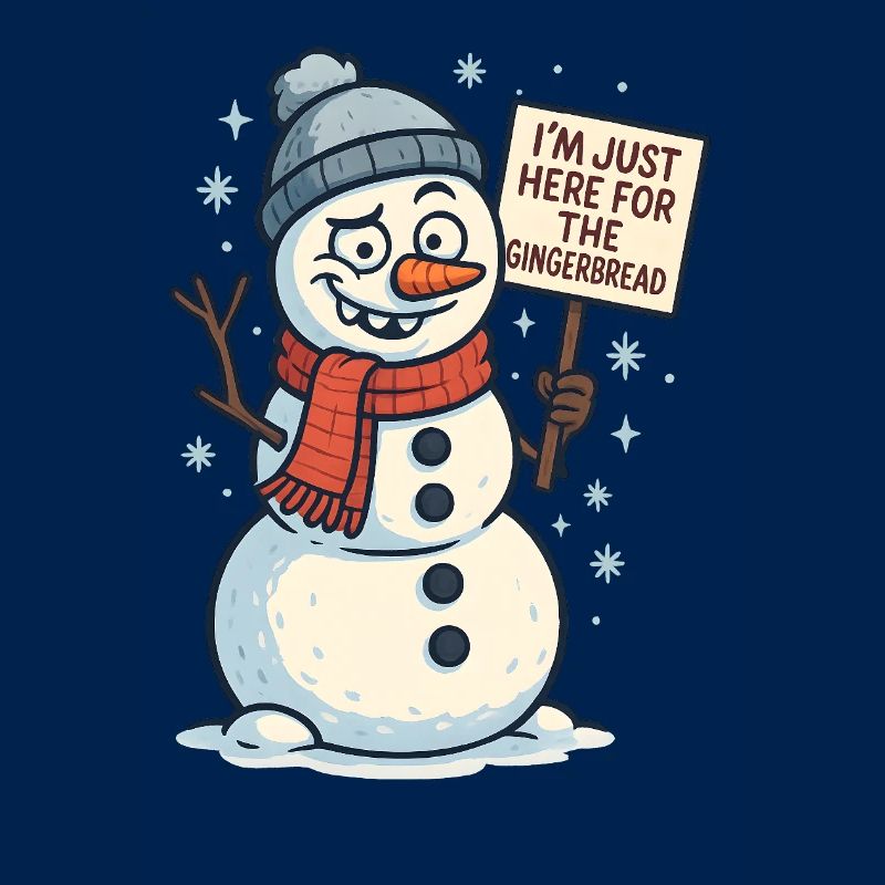 Gingerbread Schneemann Spruch