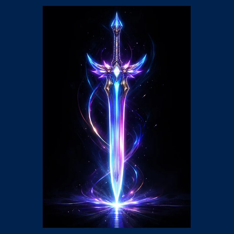Neon-Astralschwert