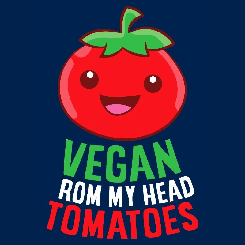 Jeu de mots Vegan Tomato Head