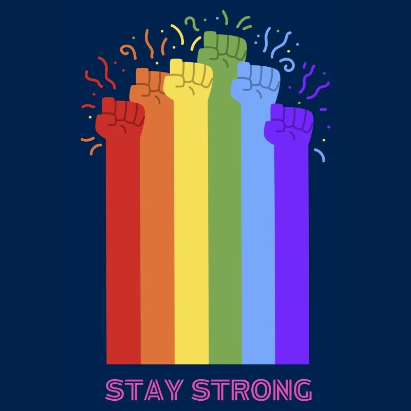 Stay strong, LGBTQ+, CSD, Pride, Regenbogen