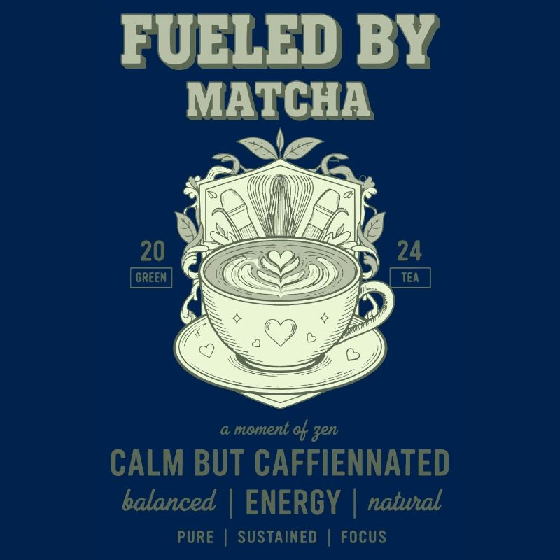 Fueled By Matcha Calm But Caffeinated Green Tea