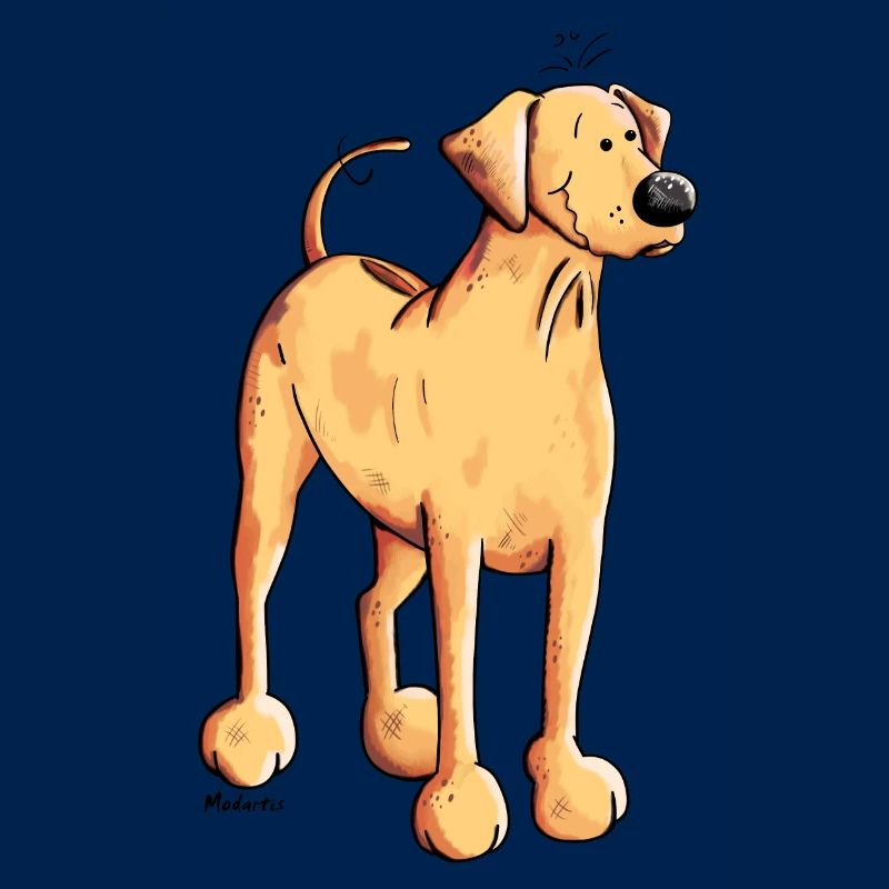 Souriant Rhodesian Ridgeback
