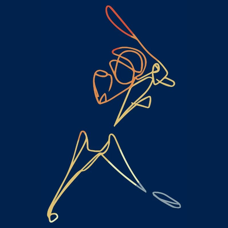 Cricketer Sketch
