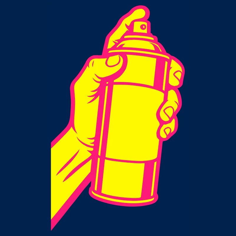 Graffiti Spraydose Pop-Art