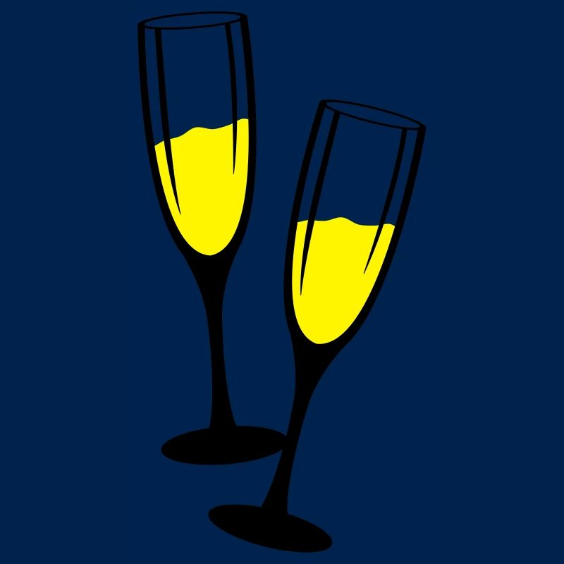 sekt glaeser anstossen