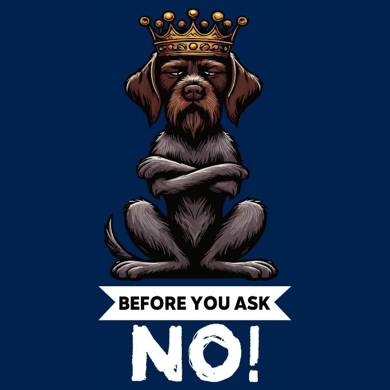 Before You Ask Deutsch Drahthaar Drahthaarhalter