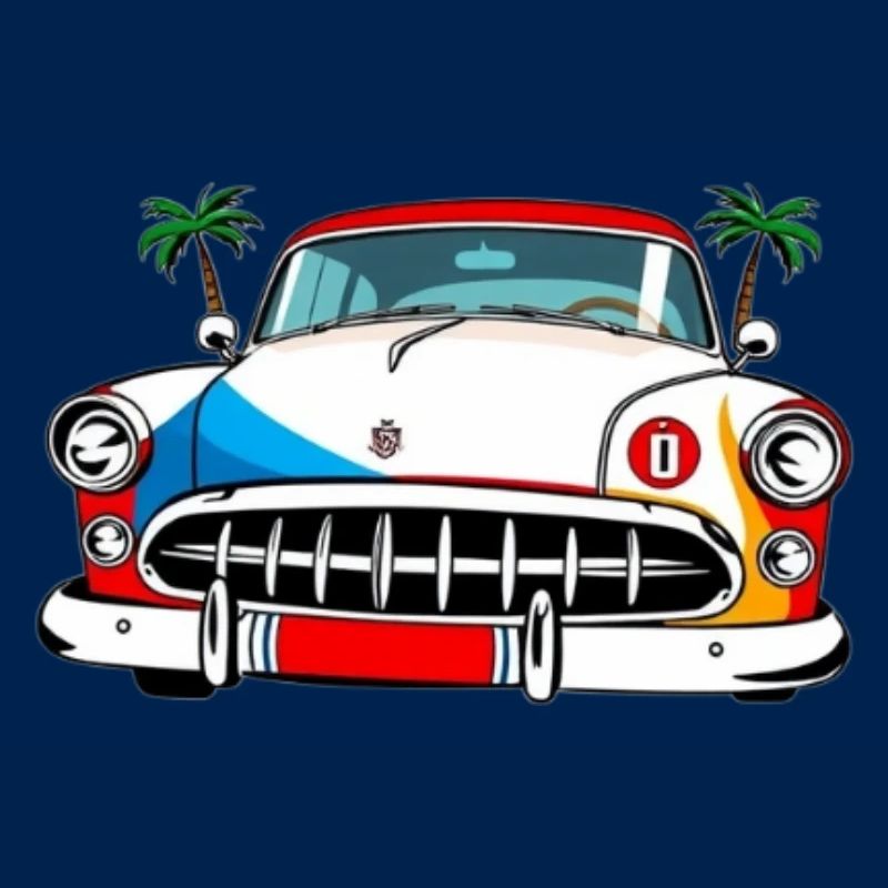 Palm Drive Oldtimer-Collage