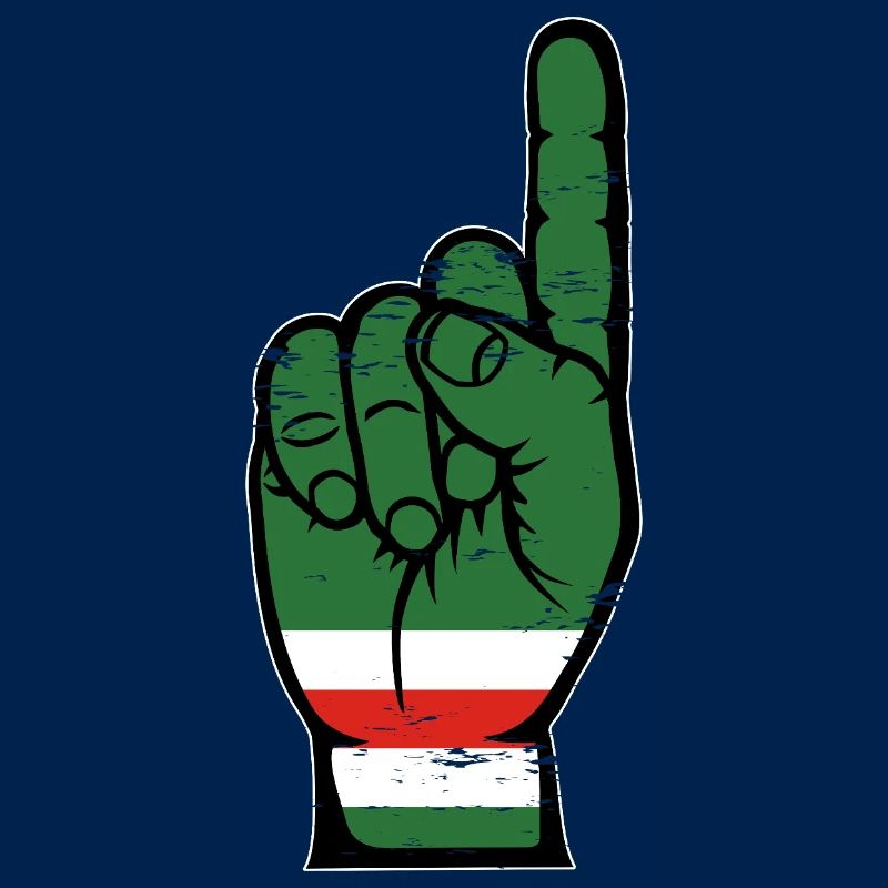 Tschetschenien Flagge Nummer 1 used