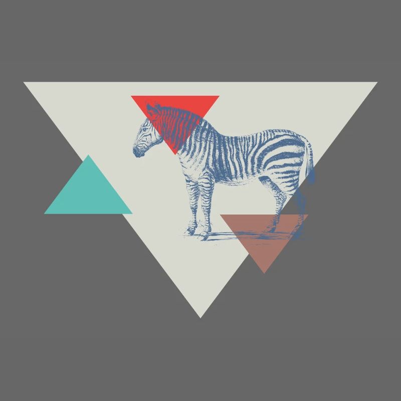 Conception de triangle de zèbre