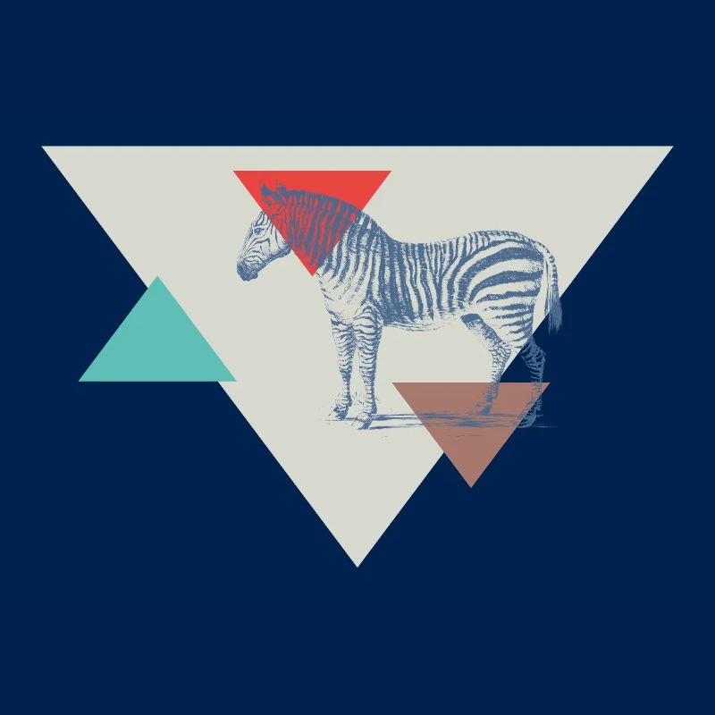 Conception de triangle de zèbre